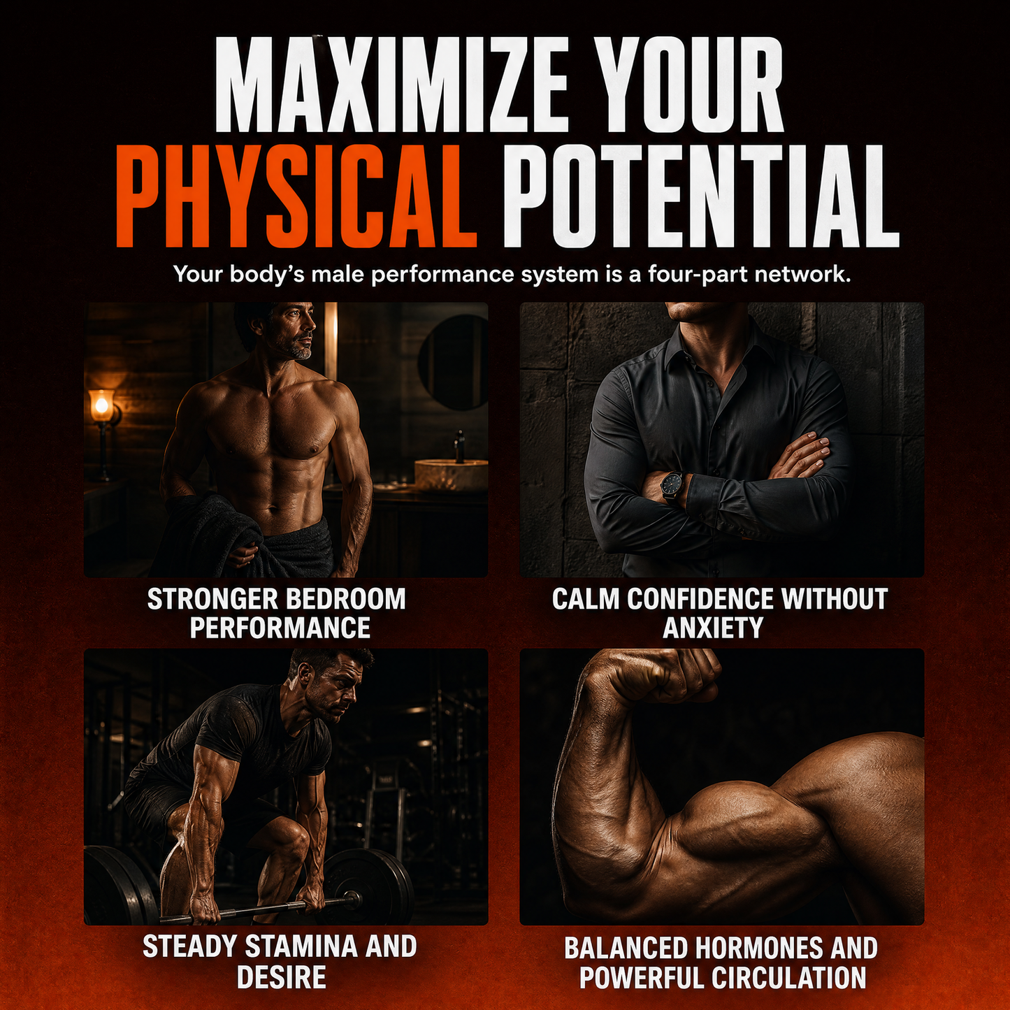 Hormizon® Men's Vitality Complex — Cellular Energy Support for Performance, Firmness & Drive