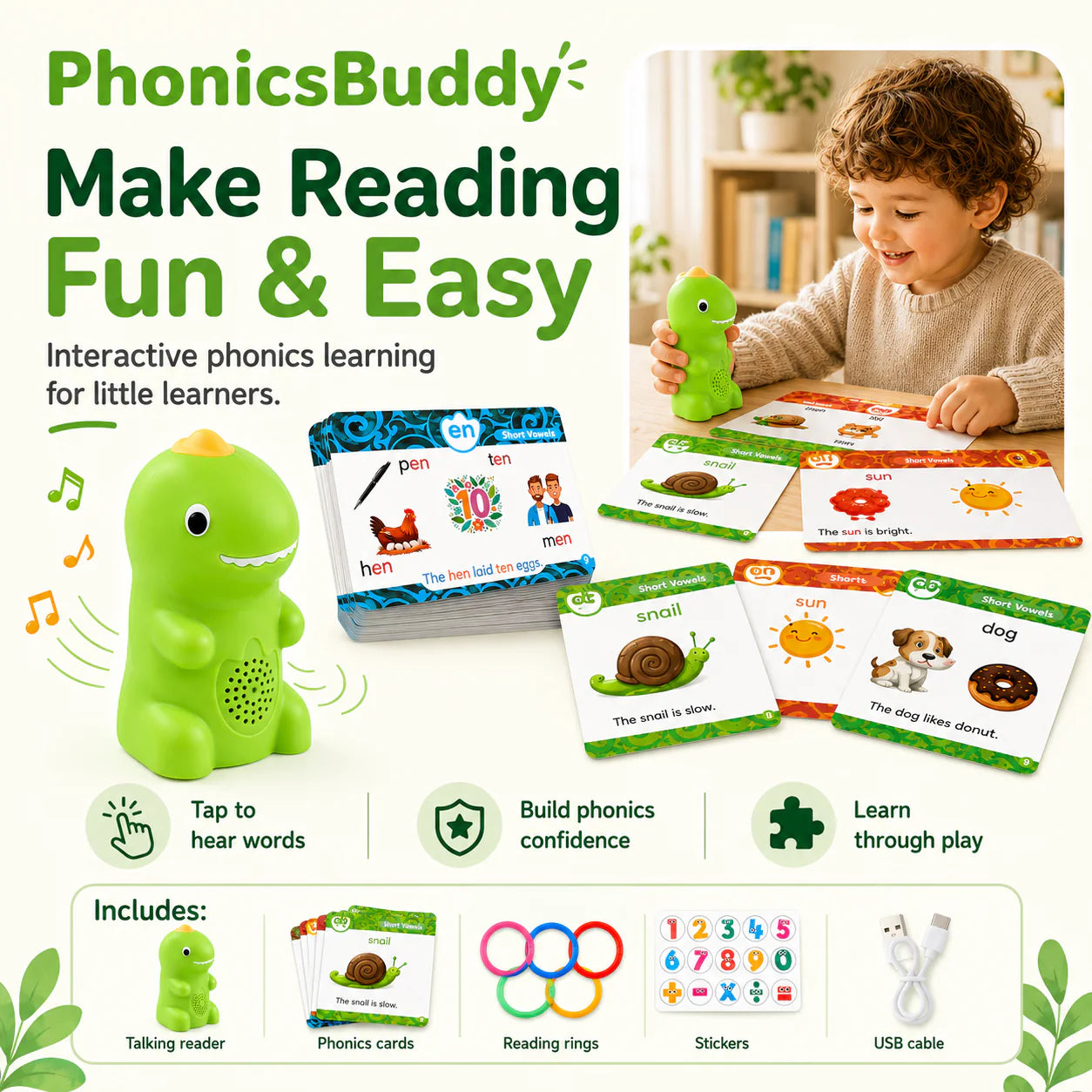 Interactive phonics practice, made for kids (Copy)